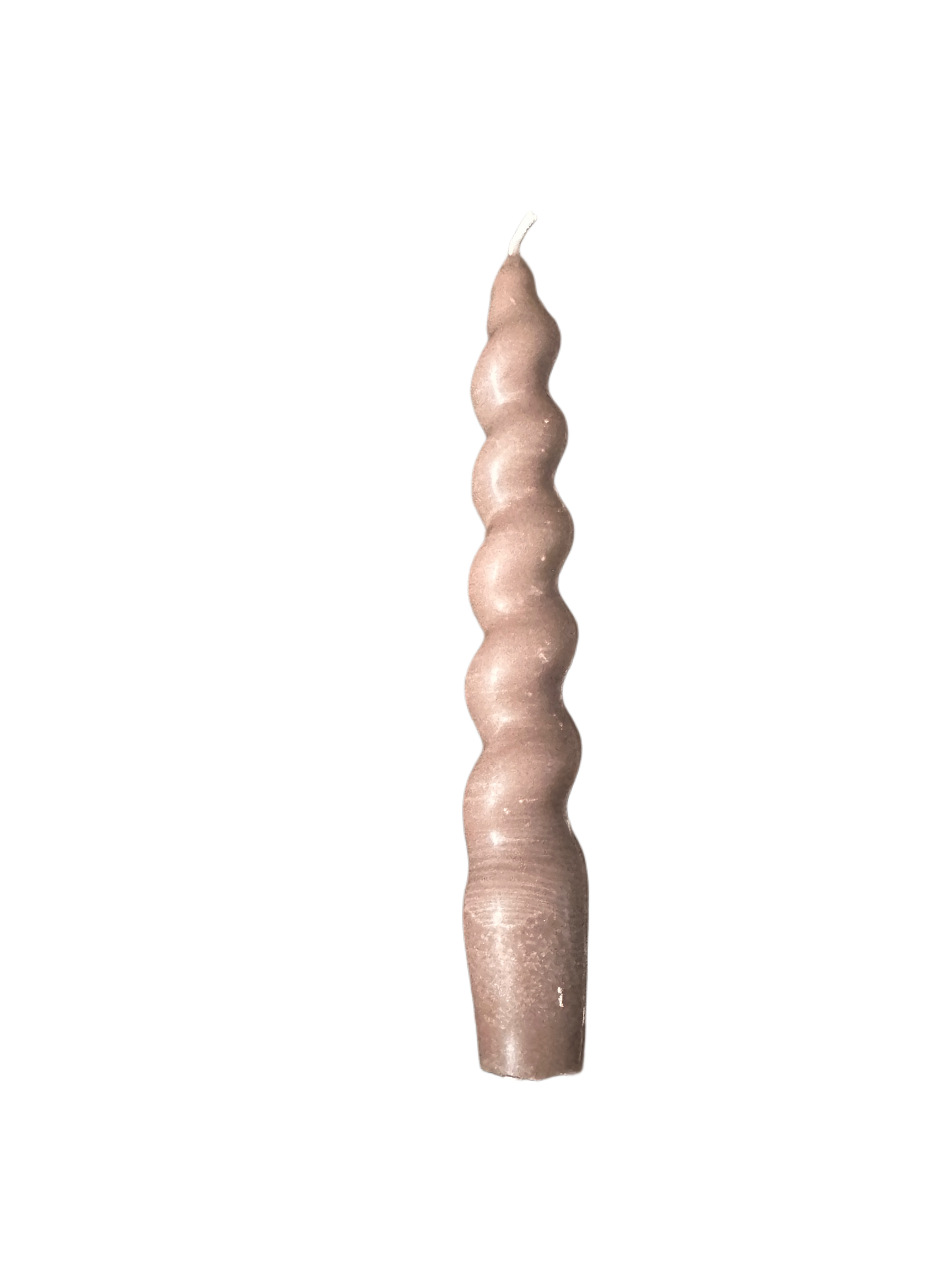 Twisted tapered candles