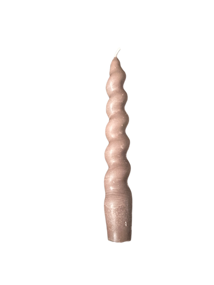 Twisted tapered candles