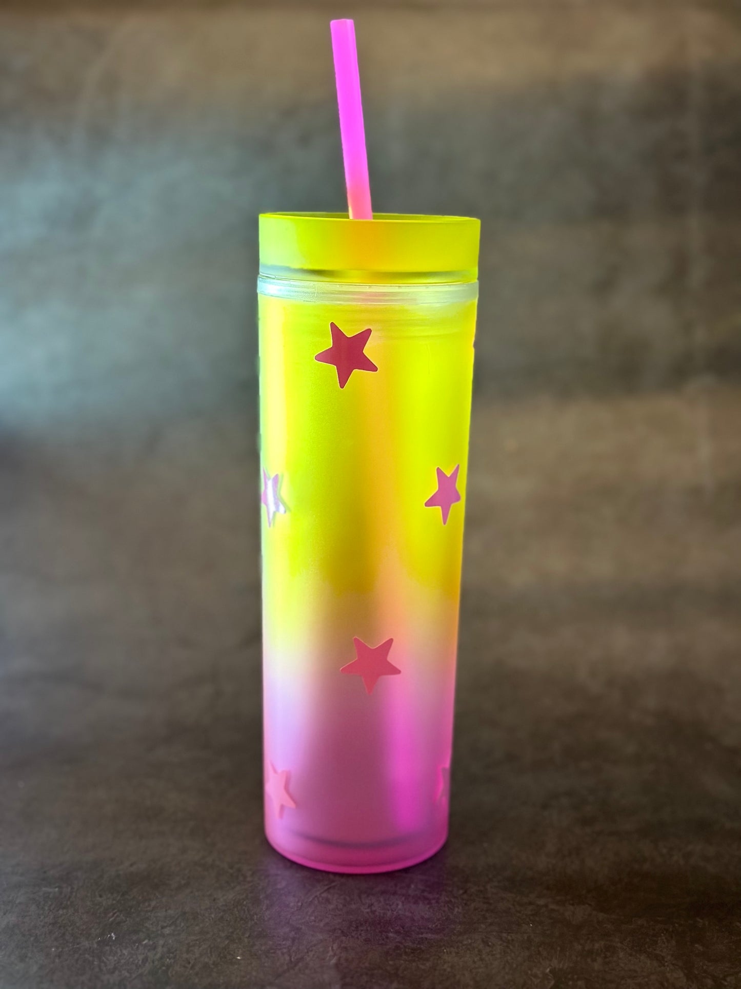 16oz Matte Tumbler Cup | Lemonade Stars