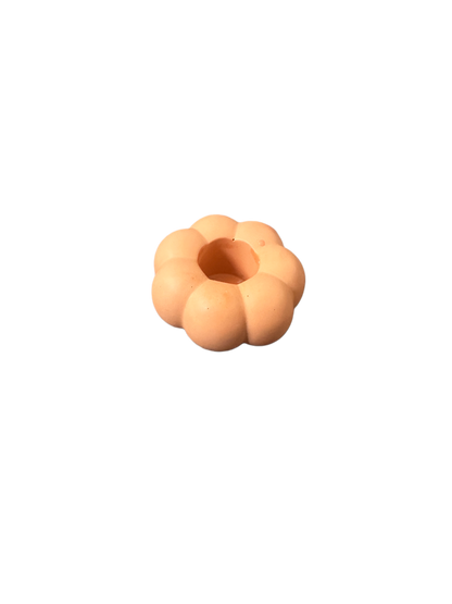 Pumpkin candle holders