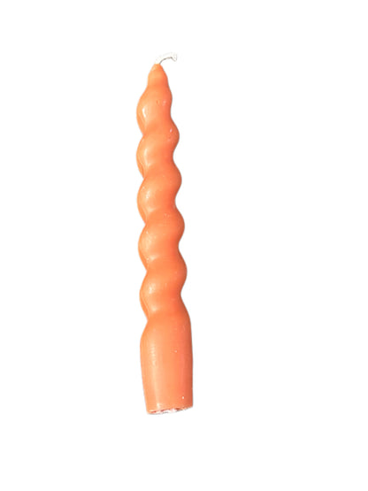 Twisted tapered candles