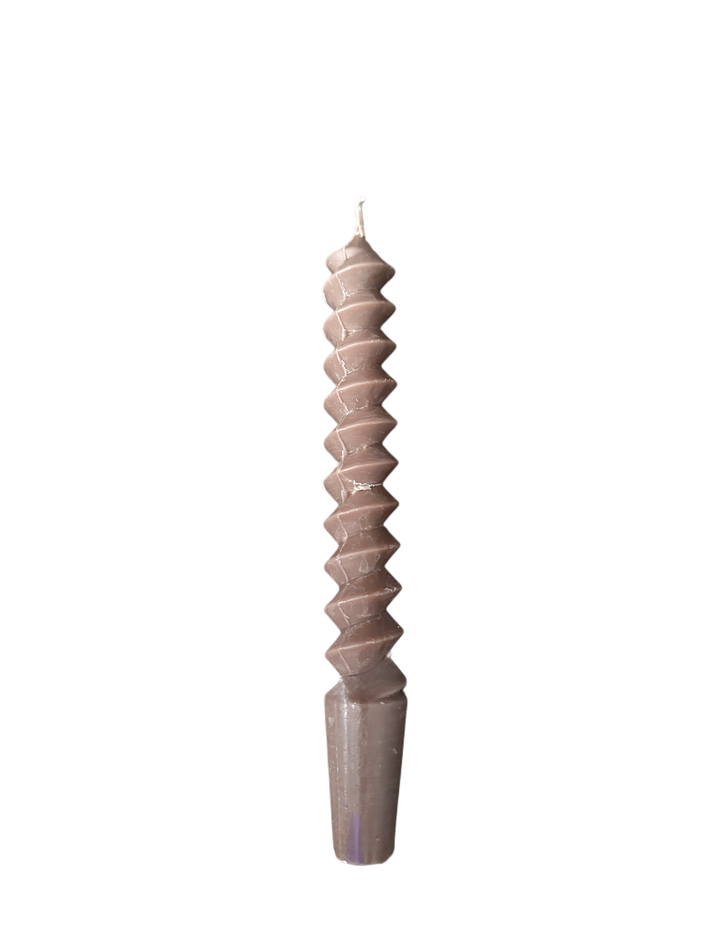 Spiral tapered candles