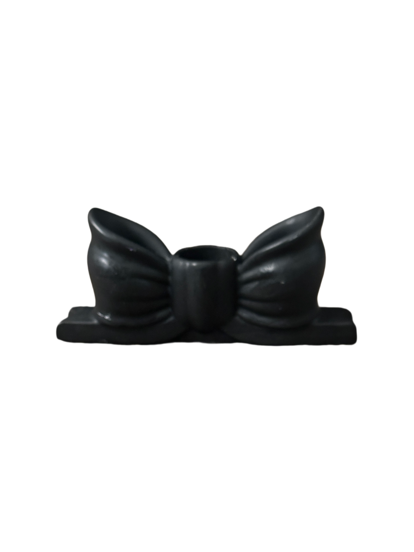 Bow candle holder