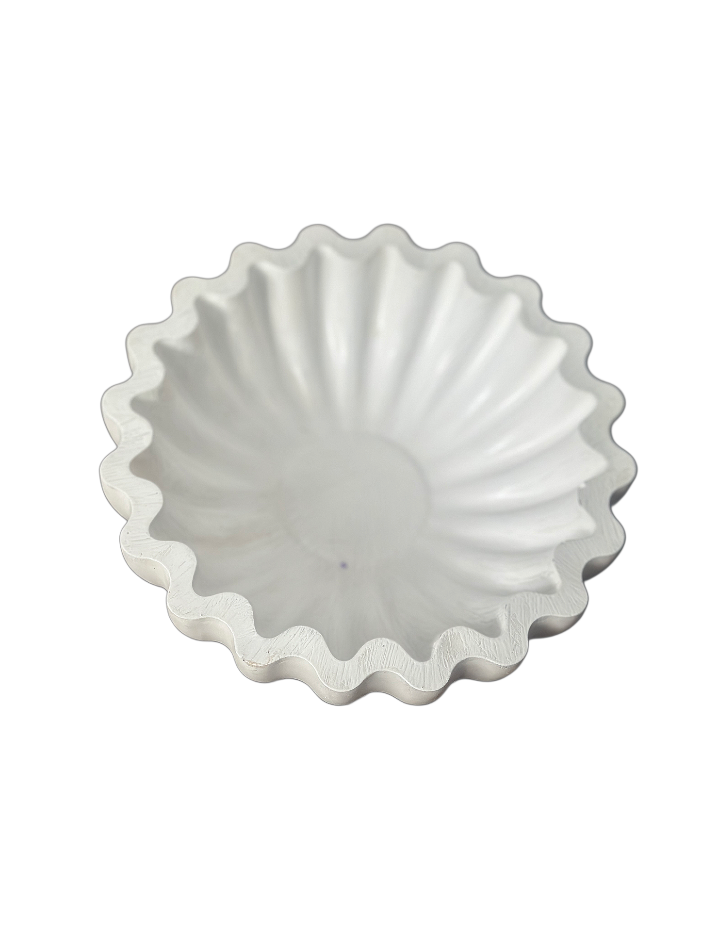 Large Round origami bowl plate