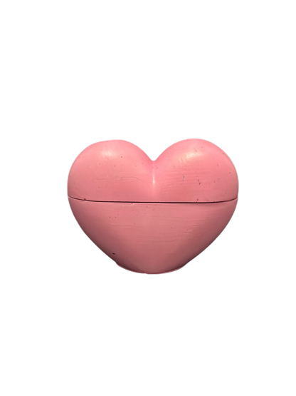 Love Heart Candle (Pastel Pink)