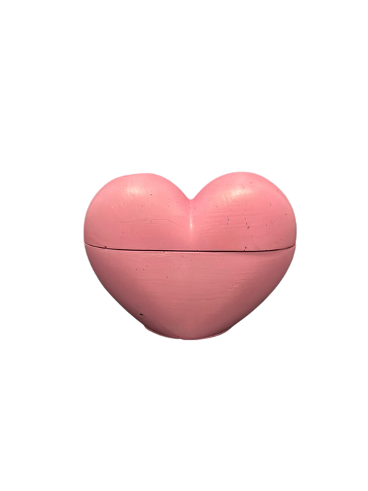 Love Heart Candle (Pastel Pink)