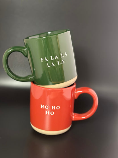 HO HO HO Stoneware Coffee Mug