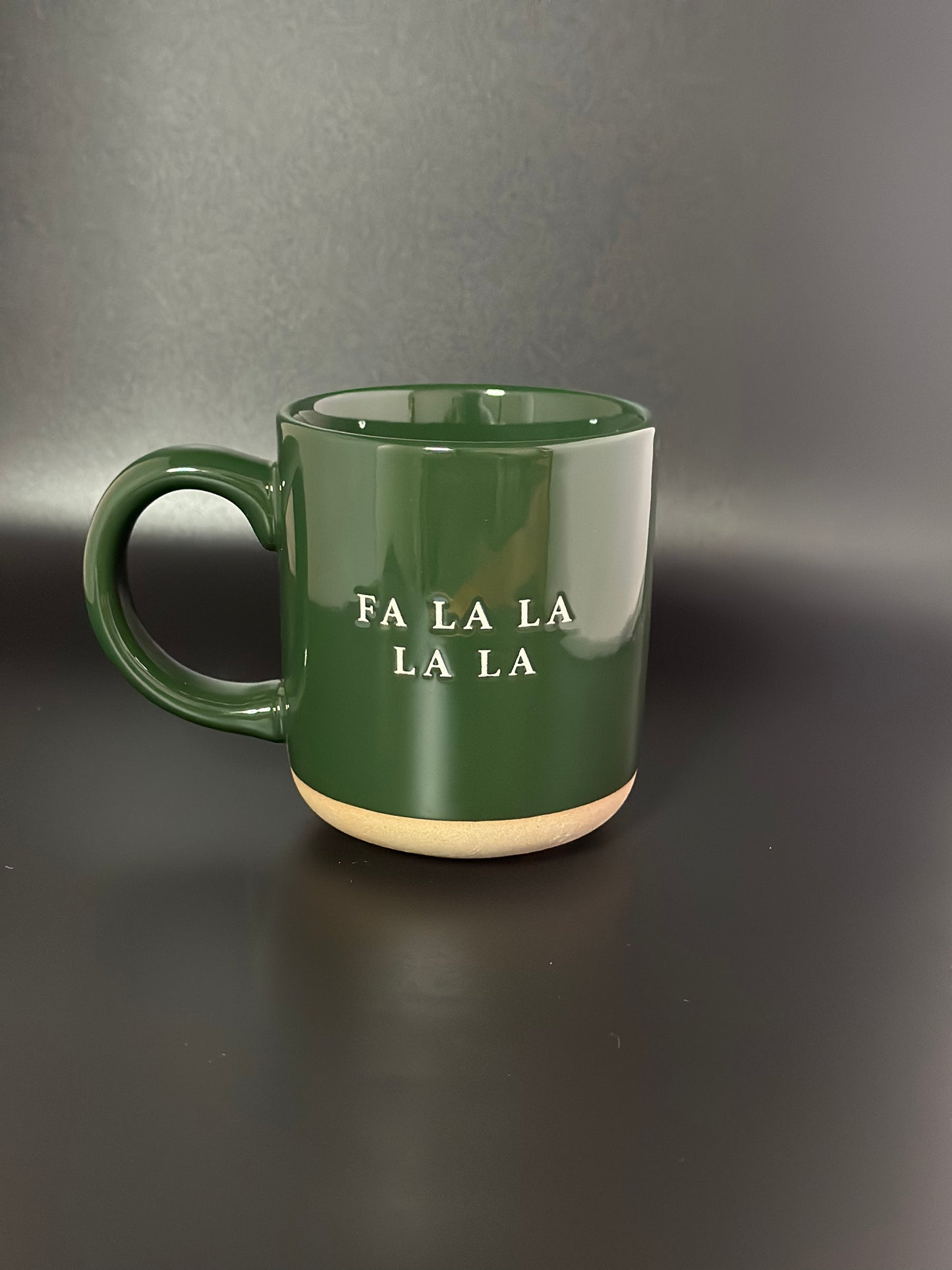 Fa La La Stoneware Coffee Mug