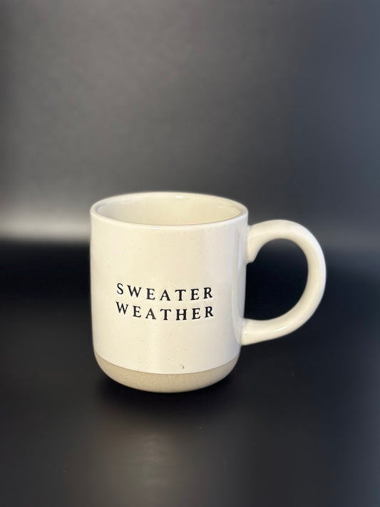 Sweater Weather Stoneware Coffee Mu