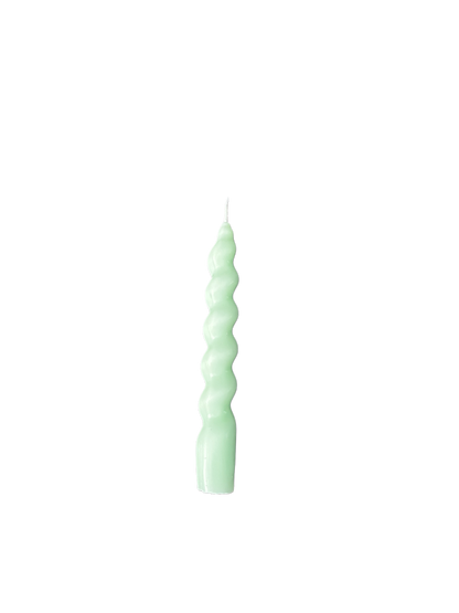 Twisted tapered candles