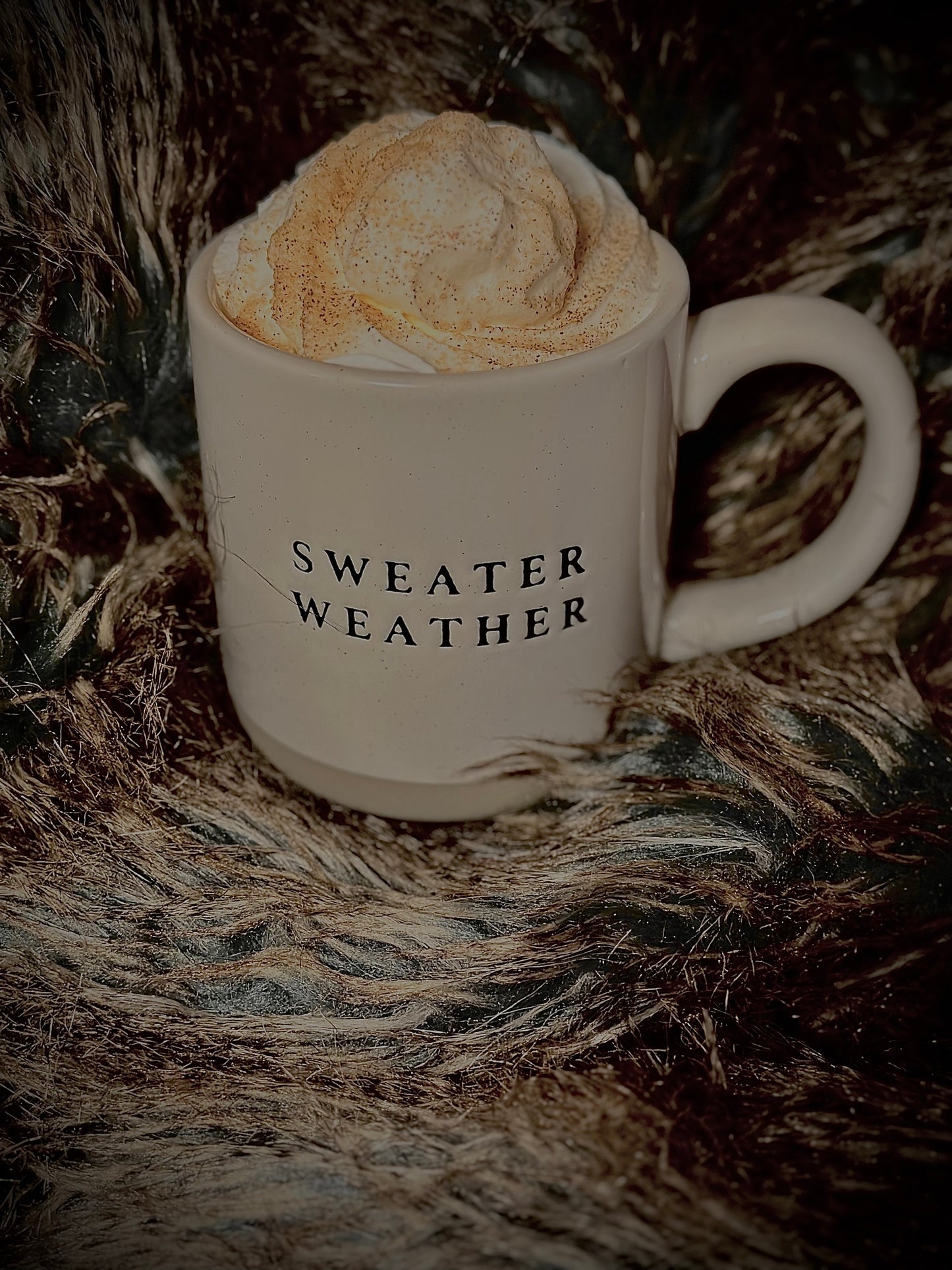 Sweater Weather Stoneware Coffee Mu