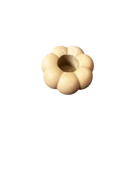 Pumpkin candle holders
