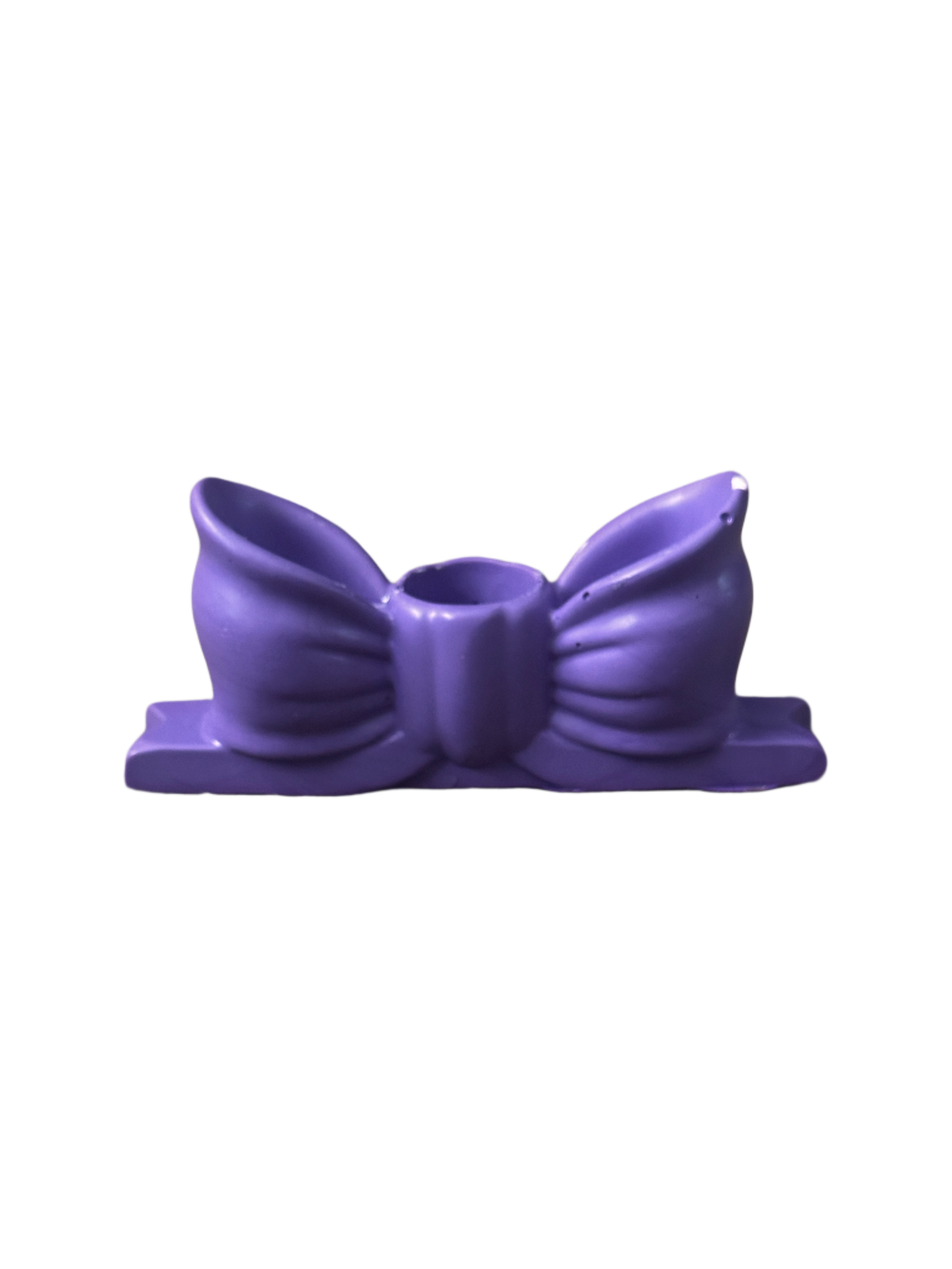 Bow candle holder