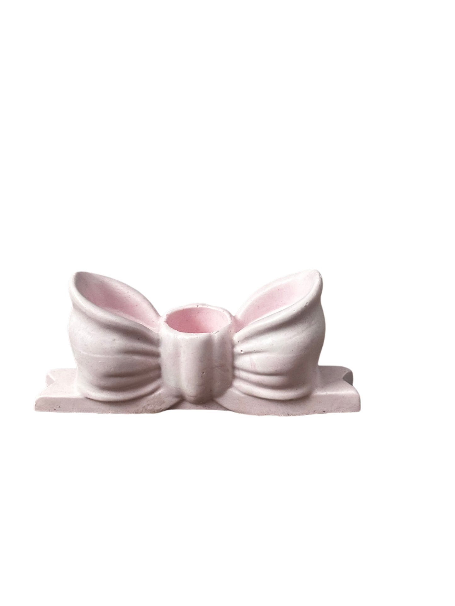 Bow candle holder