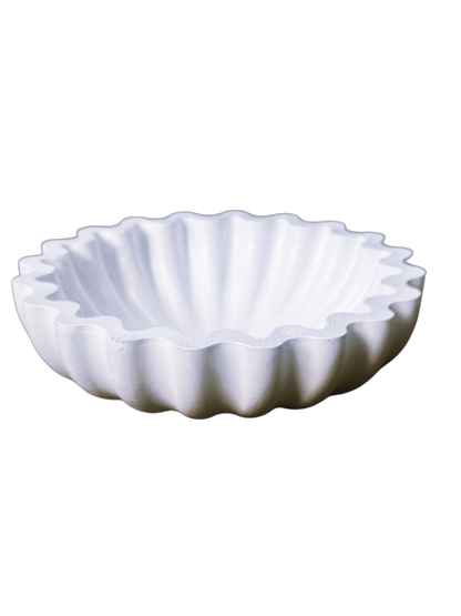 Large Round origami bowl plate