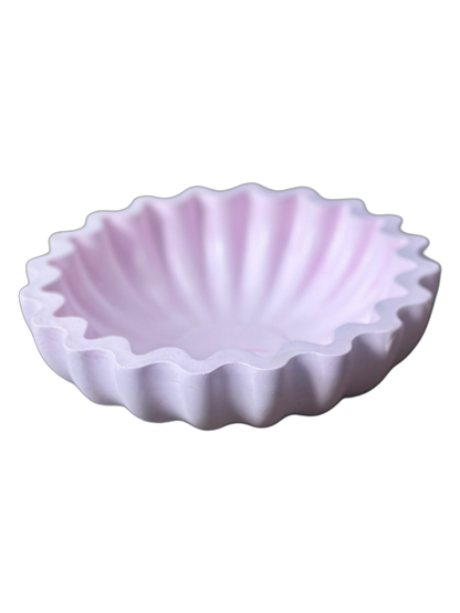 Large Round origami bowl plate