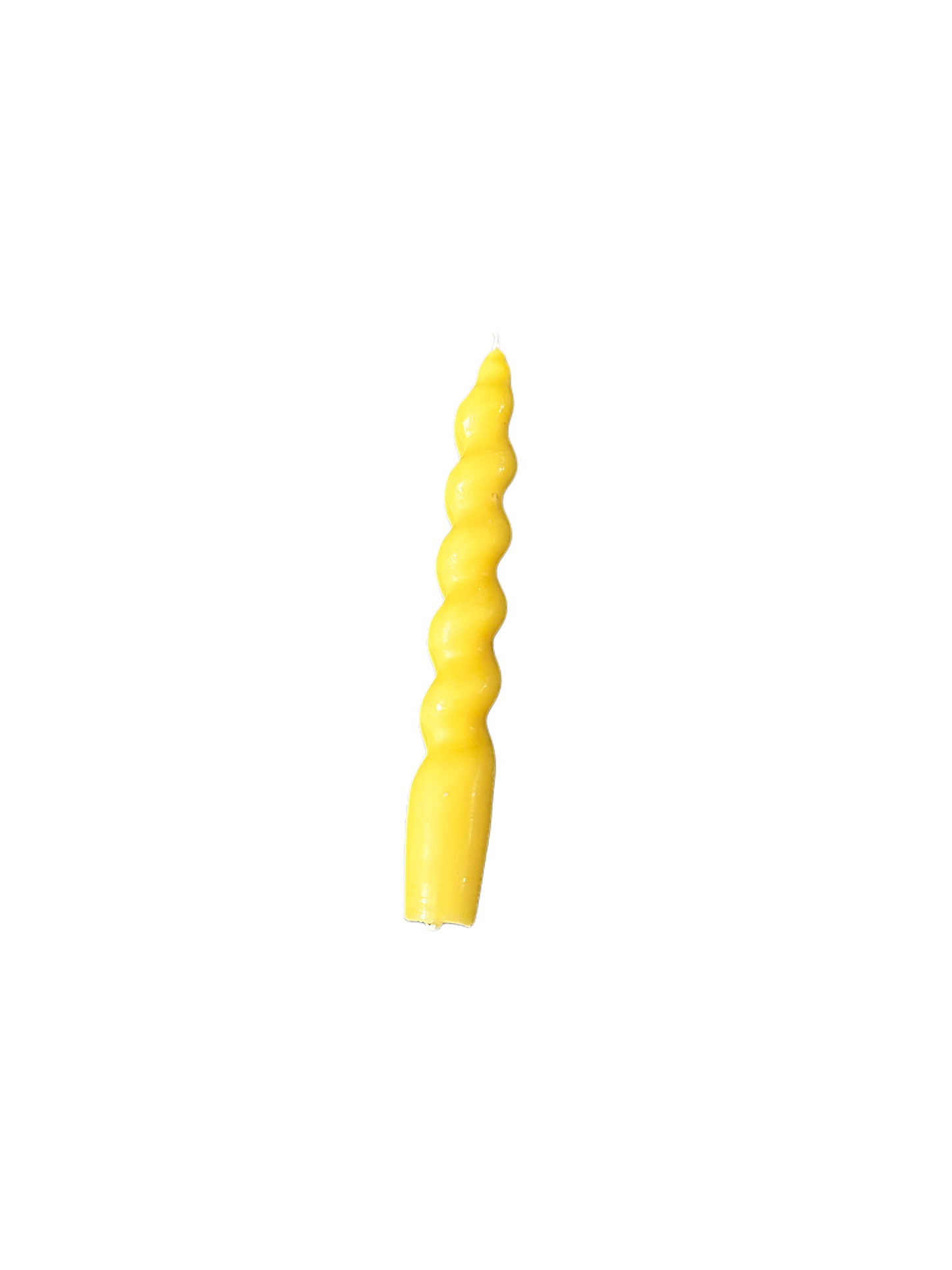 Twisted tapered candles