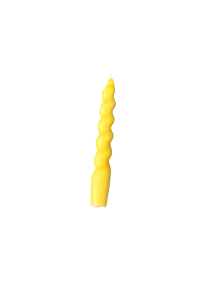 Twisted tapered candles