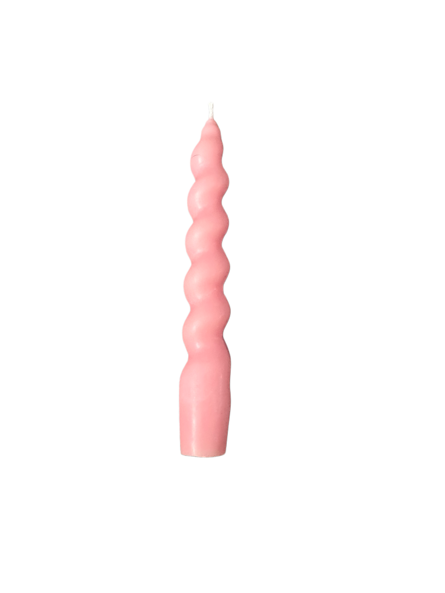 Twisted tapered candles