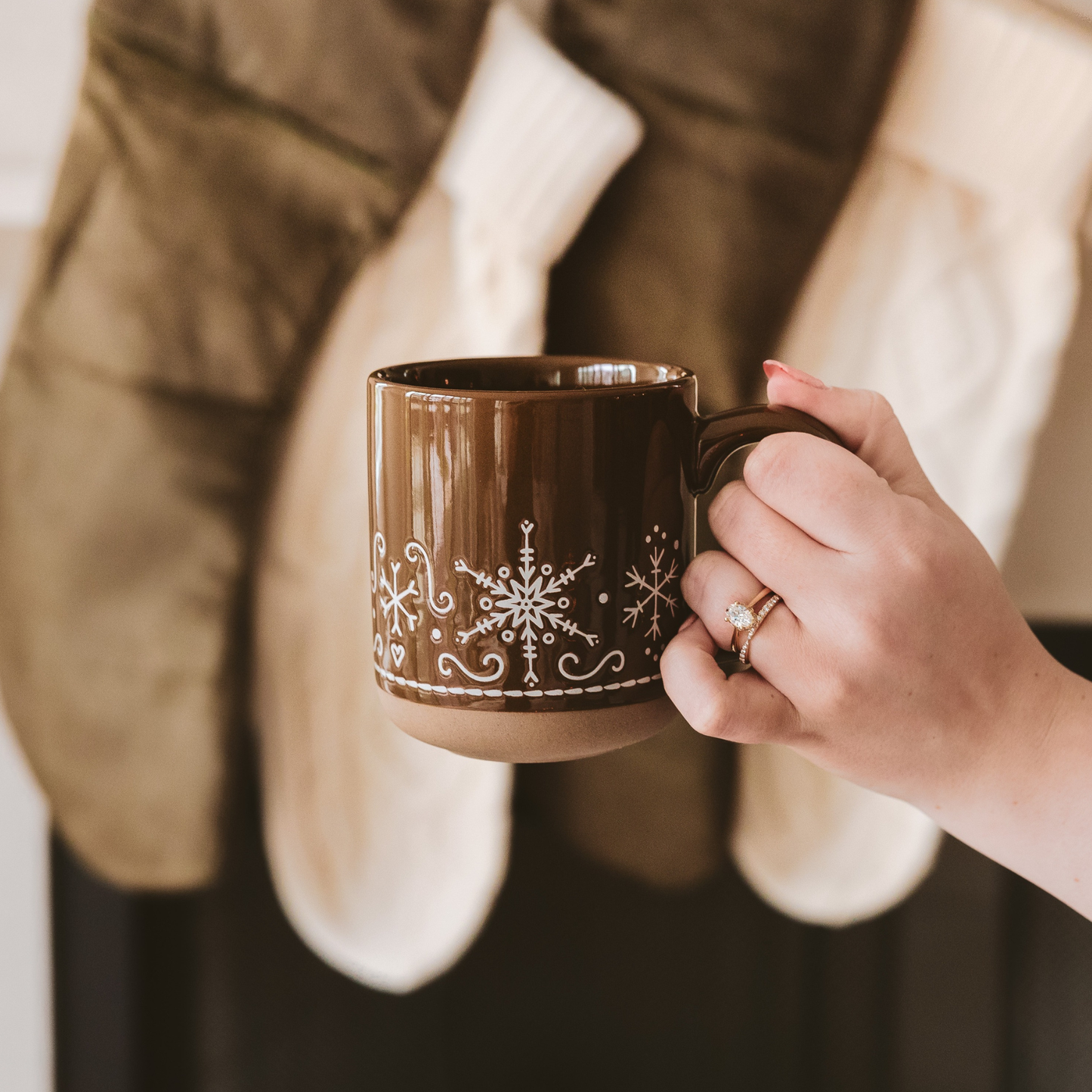 *NEW* Gingerbread Stoneware Coffee Mug - Christmas Decor