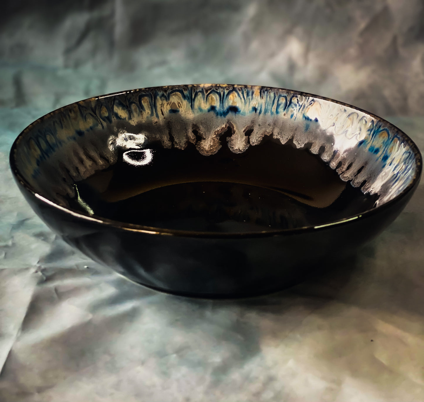 Taormina Black Pasta Bowl