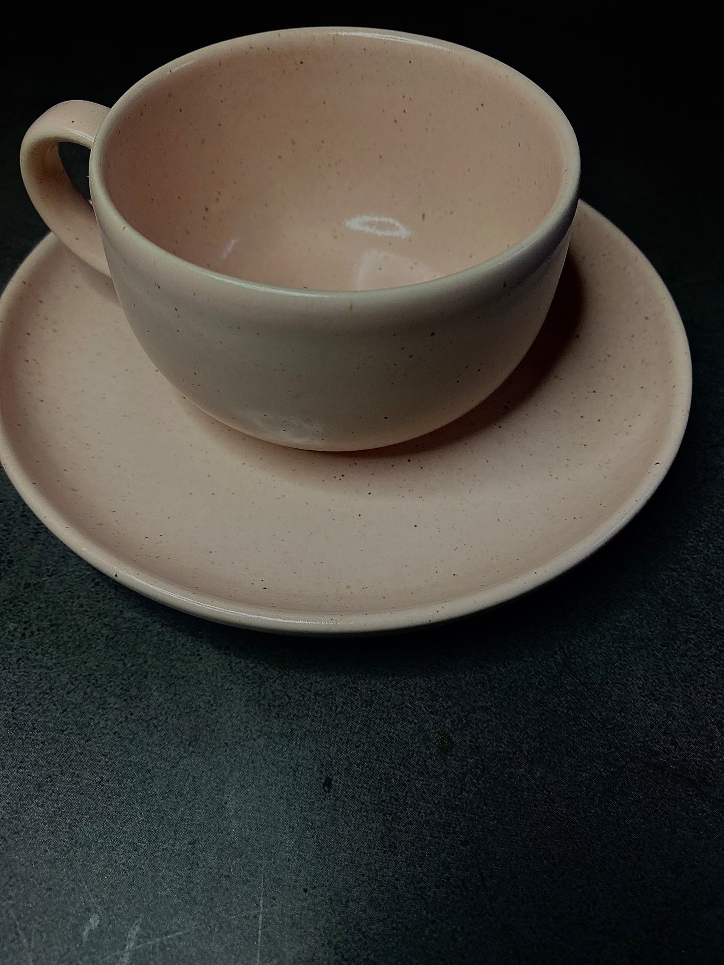 Pacifica Marshmallow Tea Cup And Saucer 22cl